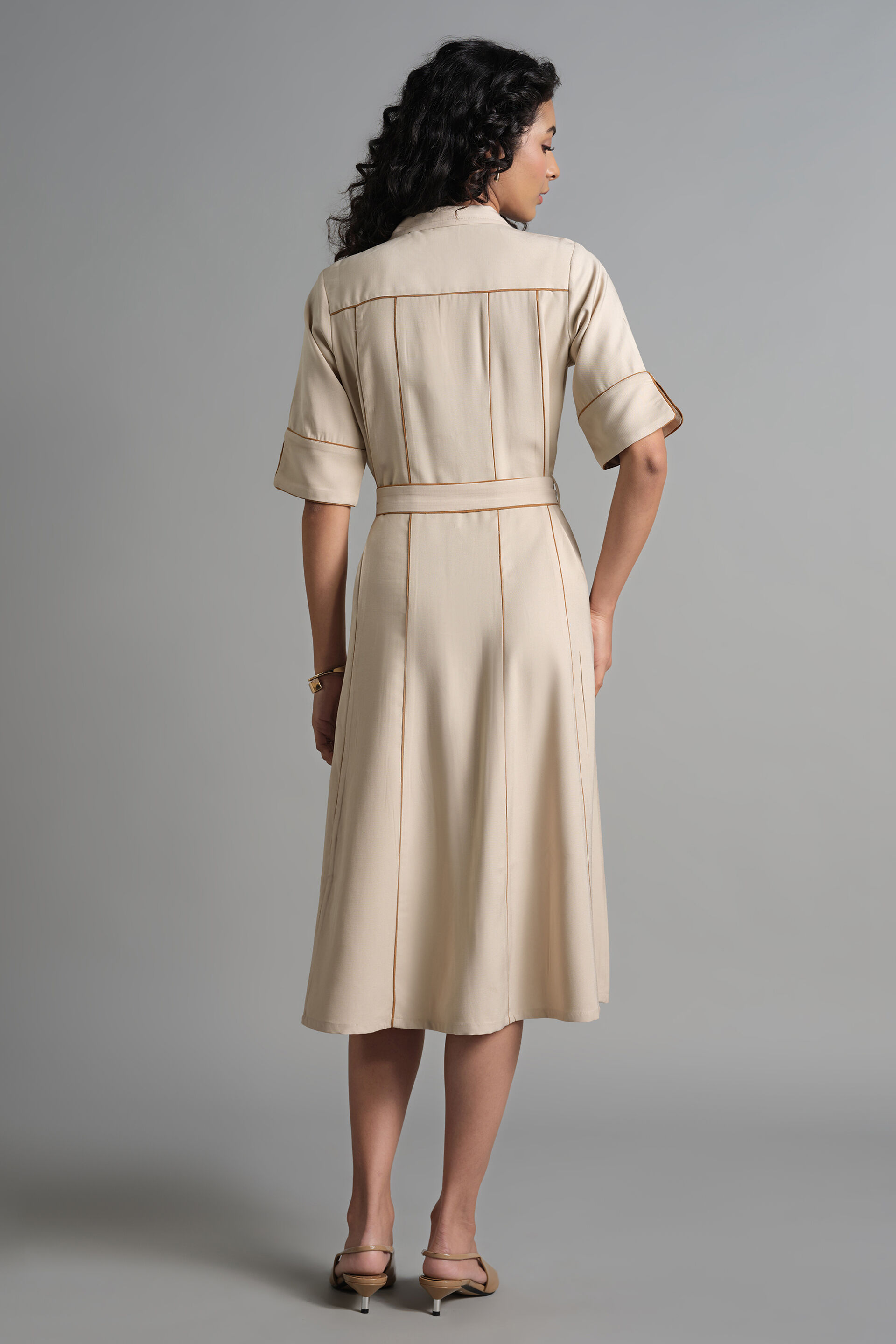 Chert Dress, Beige, image 4